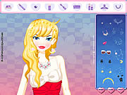 Play Blonde girl makeover Game