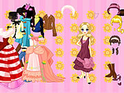 Play Jeans or gown dressup Game