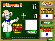 Play Two player math game Game