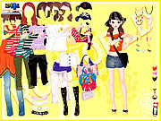 Play Yellow casual dress up Game