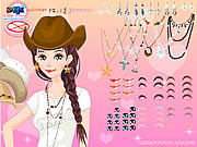 Play Texan beauty dressup Game