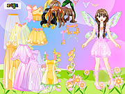 Play Pink fairy dressup Game
