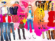 Play Rock style dress up Game