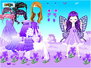 Play Fairy of march flower violet Game