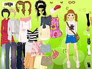 Play Cool for school dress up Game