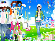 Play Spring doll dress up Game