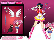 Play Sailor moon dressup Game