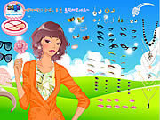 Play Romantic hair and lips dressup Game
