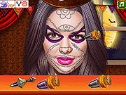 Kendall Jenner Halloween Face Art - Girls - Y8.COM