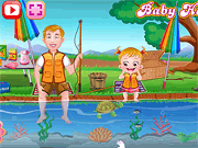 Baby Hazel Fishing Time - Girls - Y8.COM