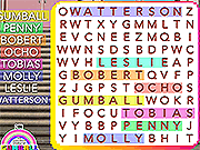 The Amazing World of Gumball: Word Search - Thinking - Y8.COM