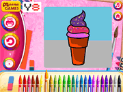 Online Ice Cream Coloring - Skill - Y8.COM