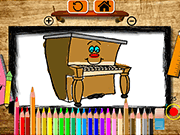 Bts Piano Coloring Book - Skill - Y8.com