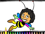 Back To School Bee Coloring Book