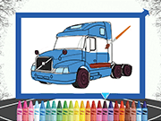 Volvo Trucks Coloring - Skill - Y8.COM