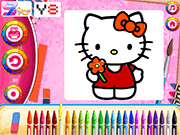 Kitty Cat Coloring Book - Girls - Y8.COM