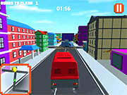 Pixel City Cleaner - Racing & Driving - Y8.com
