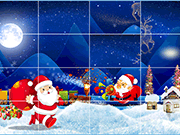 Christmas Santa Slide - Thinking - Y8.COM