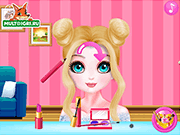 #Stayhome Princess Makeup Lessons Video - Games - Y8.COM