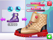 DIY Boots Designer - Girls - Y8.COM