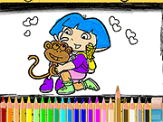 BTS Dora Coloring Book - Skill - Y8.COM