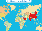 Capitals of the World: Level 3 - Skill - Y8.COM