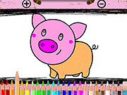 BTS Pig Coloring Game - Skill - Y8.com