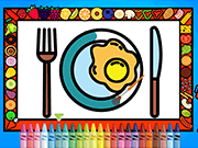 Color and Decorate Dinner Plate - Skill - Y8.COM