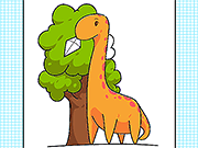 Click and Color Dinosaurs - Skill - Y8.COM
