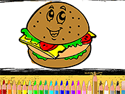 Fast Food: Coloring Book - Skill - Y8.com