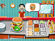 Burger Slinger - Management & Simulation - Y8.COM