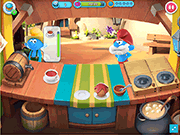The Smurfs Cooking - Management & Simulation - Y8.COM