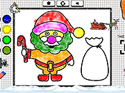 Easy Coloring Santa Claus