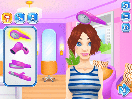 Carol's Haircut Salon Game - Play online at 