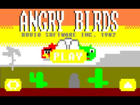 1980s Angry Birds