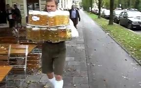 How To Fail At Carrying Beer - Fun - VIDEOTIME.COM