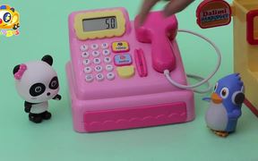 Baby Panda's Hamburger Shop | Kitchen Toys - Commercials - VIDEOTIME.COM