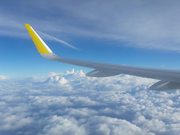 Airplane Window View