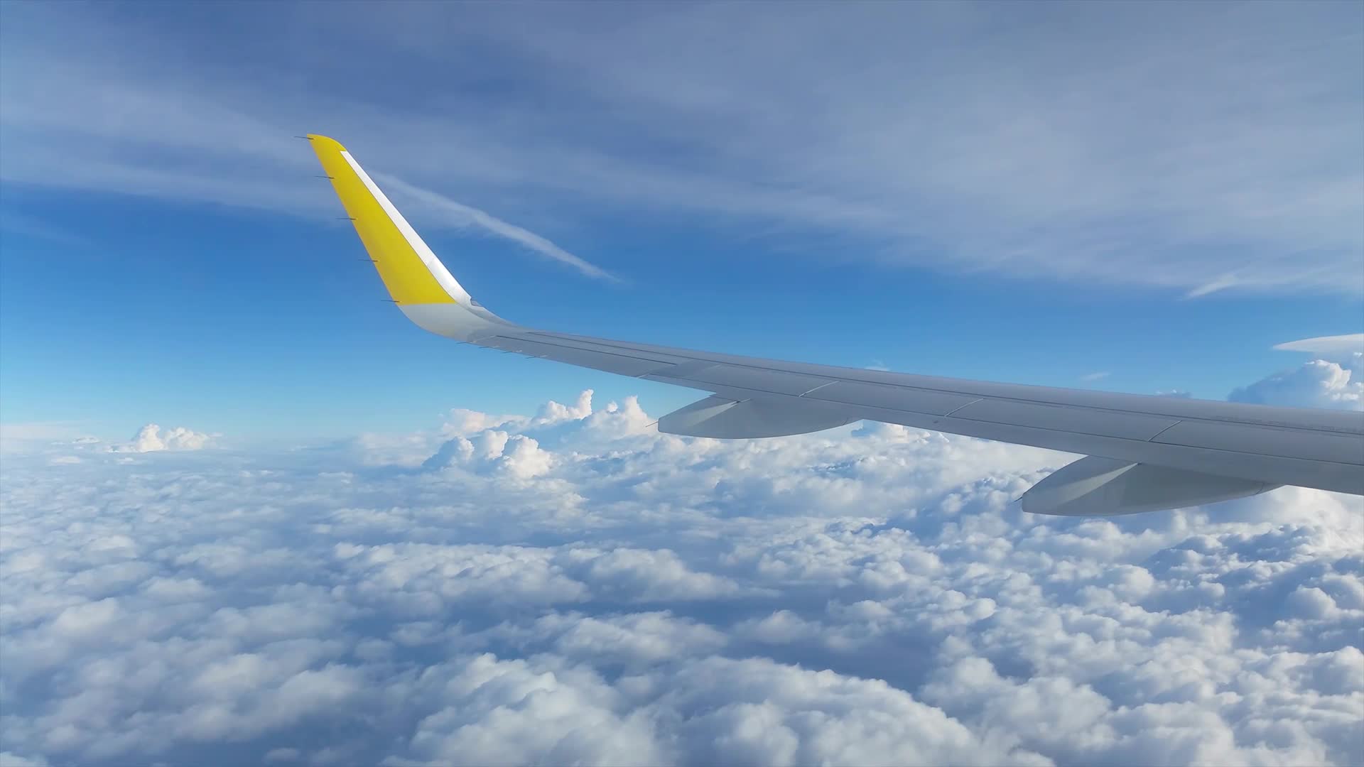 Airplane Window View