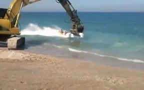 Excavator Surfing