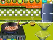 Sara's Cooking Class:Garlic Pepper Shrimp Walk-h - Games - Y8.COM