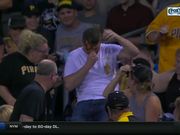 Pirates Fan Gets Nachos To The Face