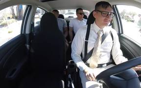 Driver Breaks Out A Killer Rap - Fun - VIDEOTIME.COM