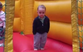 Coolest 2 Year Old Ever In A Bounce House - Kids - VIDEOTIME.COM