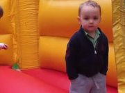 Coolest 2 Year Old Ever In A Bounce House