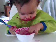 Babies Eating Beets