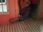 Girl Stuck In Her Dollhouse