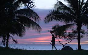 Caribbean Sunset Scene