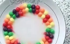 M&Ms And Hot Water Equals Wasted Chocolate - Fun - VIDEOTIME.COM