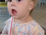 Toddler With A Priceless Expression